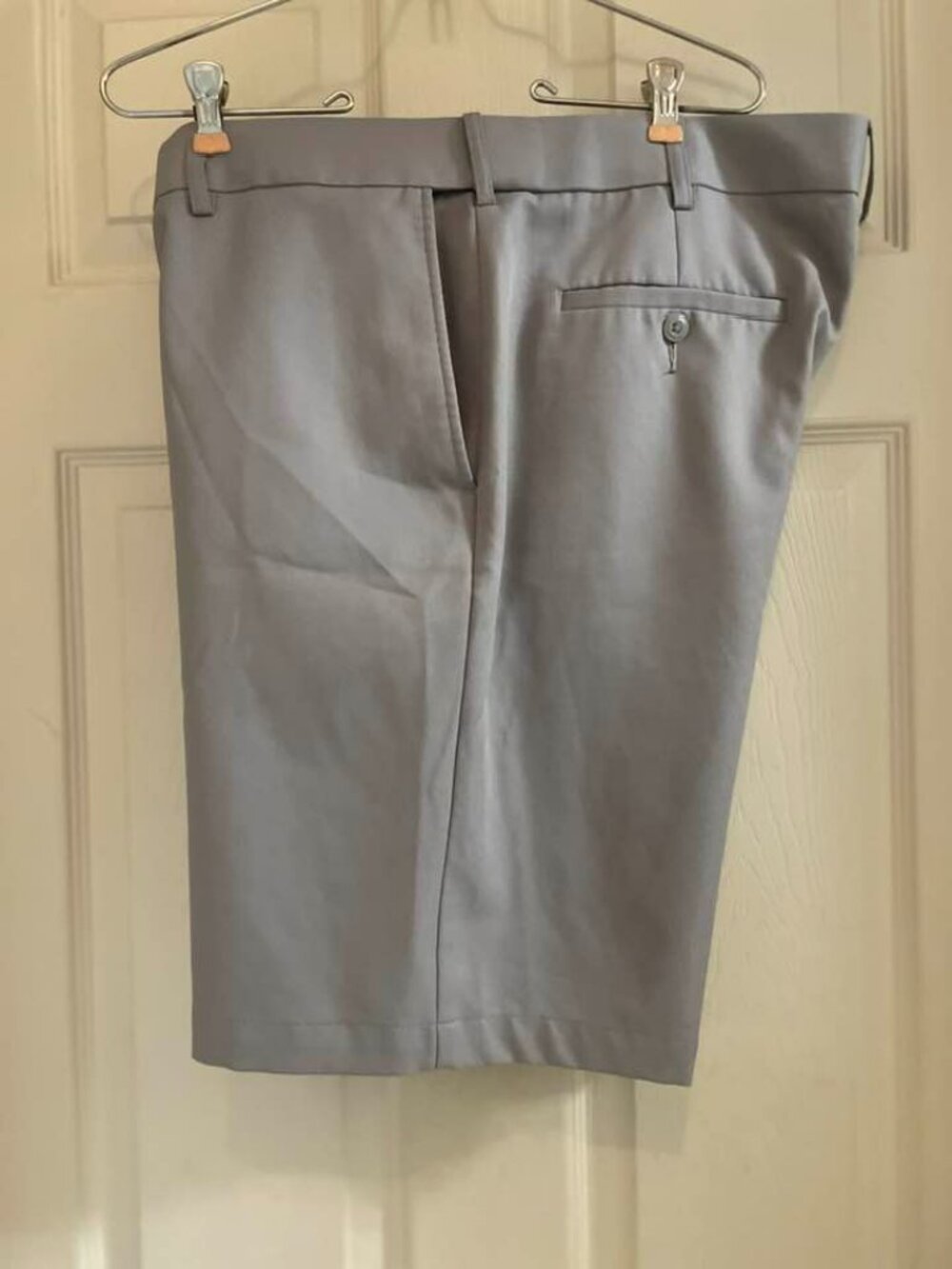 Mens Grand Slam Performance Lightweight Gray Golf Shorts